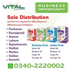 Panda Soft Baby diaper sole distributors required