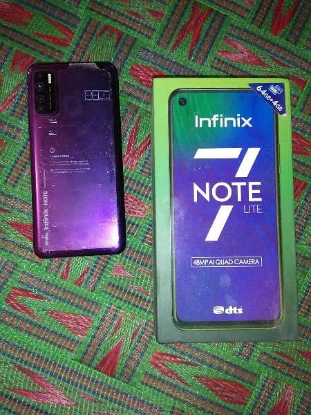 Infinix Note 7 Lite For Sale | New Condition | With All Accessories 2