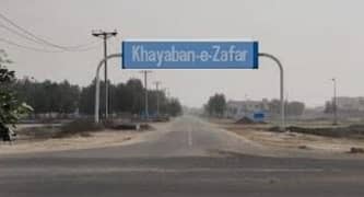 10MARLA RESIDENTIAL PLOT AVAILABLE FOR SALE AT PRIME LOCATION IN KHAYABAN-E-ZAFAR 0
