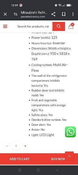 9/10 condition freezer 4 door 1