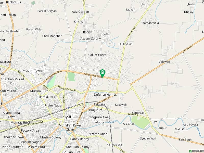 6 Marla Plot Available At A Very Prime Location In Cantt On Main Ghazi Pur Road Sialkot 0