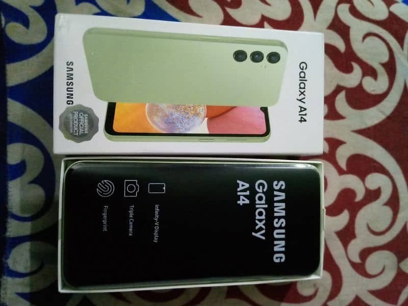 Samsung Galaxy A14 box pack non active 4+2gb 128gb 3