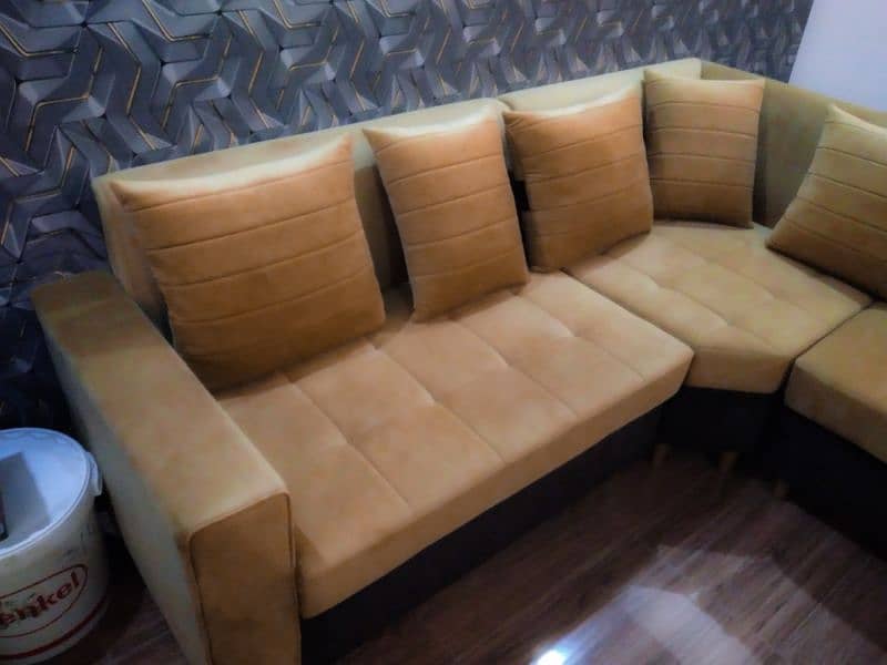 Brand New L-Shape Sofa Set For Sale 1
