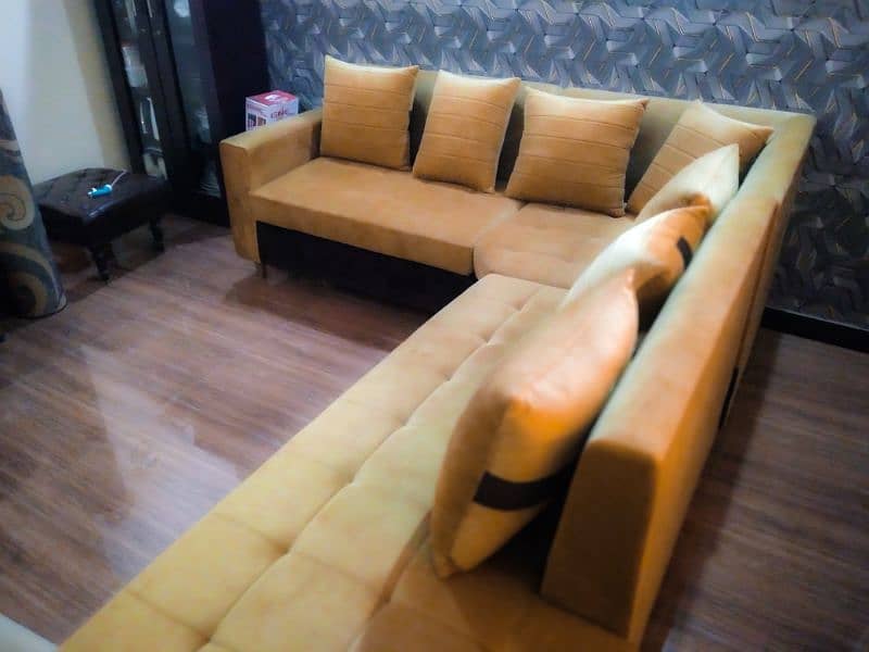Brand New L-Shape Sofa Set For Sale 2