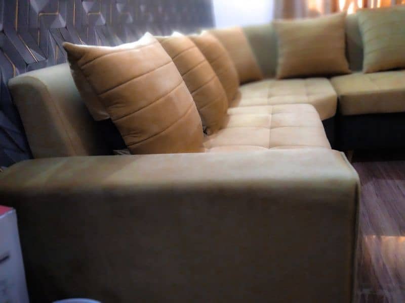 Brand New L-Shape Sofa Set For Sale 3