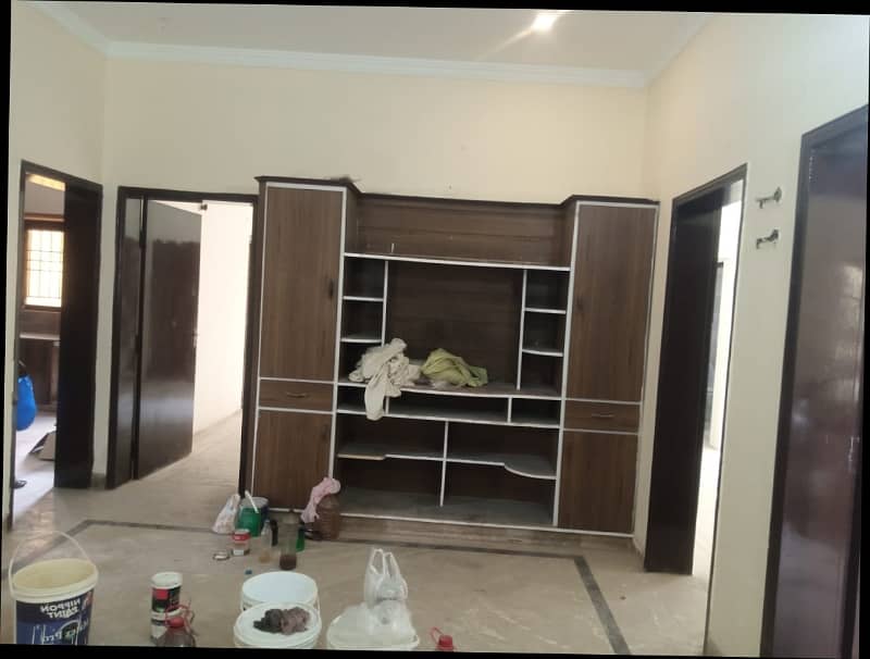1 Kanal Independent Upper Portion for Rent Lower Portion Locked with 2-Bed Rooms, TV Lounge Kitchen Store Garage 43