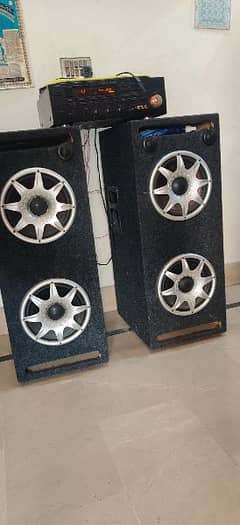 japanese woofers 10 inches 4 woofers dual coil full heavy bass