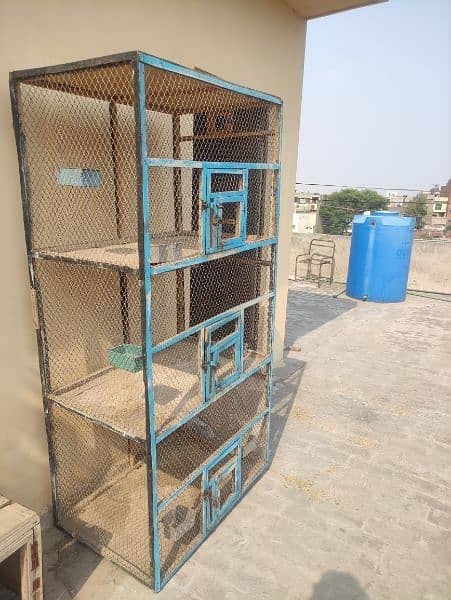3 storey Hen Cage (Used) For Sale 2