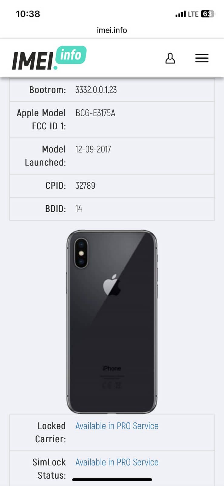 Iphone x 256GB officially Pta Approved 2