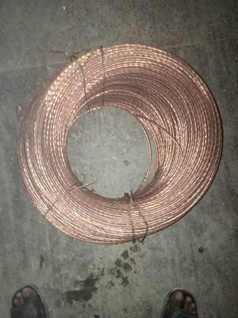 Earthing bore copper wire 2