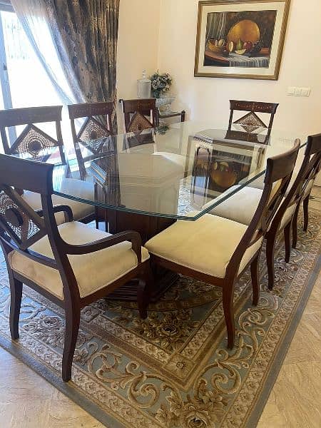 Pure wood dining table 4
