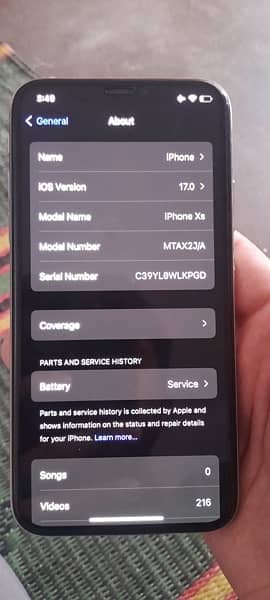 Iphone xs Non PTA (Not JV) 64Gb 10/10 condition 5