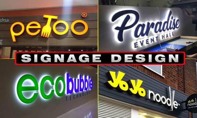 Neon sign/3D Sign Board /Acrylic Board / Panaflex Board 1