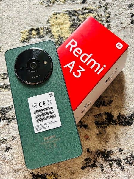 Redmi A3 Green Colour 4/64 | Just Box open | 10/10 condition 1