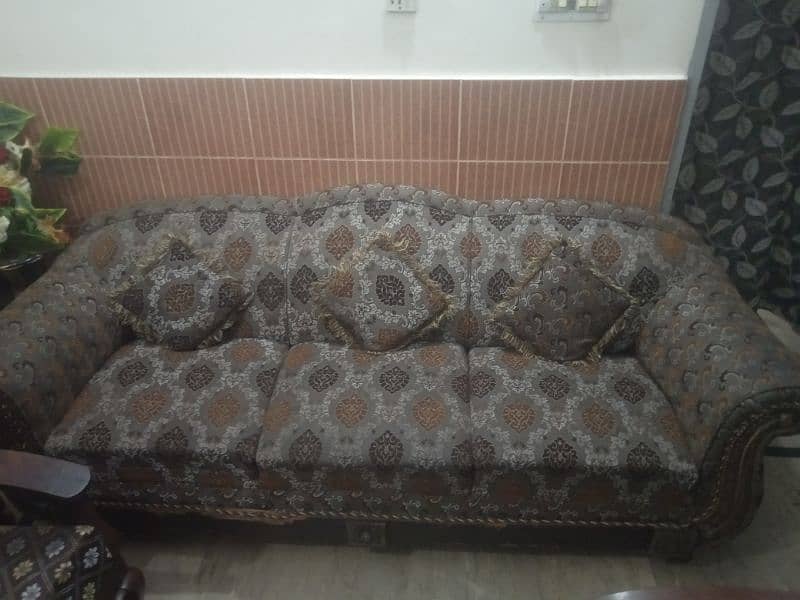 sofa set with glass table 1