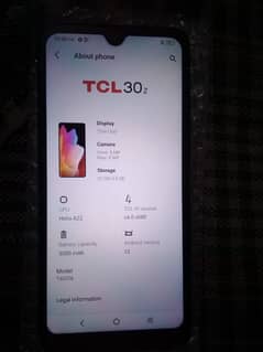 tcl 30z. 3/32GB android 12. freex15 earpods 0