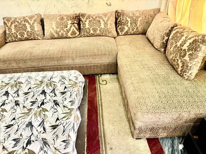 L Shaped Neat & Clean Sofa For sale 2