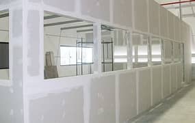 GYPSUM BOARD DRYWALL, GLASS PARTITION, OFFICE PARTITION, FALSE CEILING 0