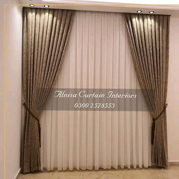 fancy Curtains | Double Curtains 0