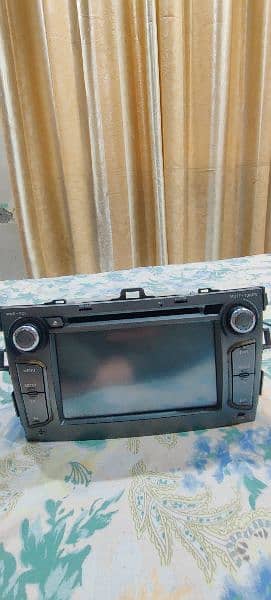 LCD For Corolla 2009 Company Fitted Good Condition 2