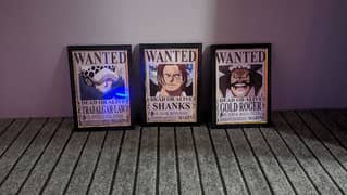 one piece a4 frames for gaming room 0