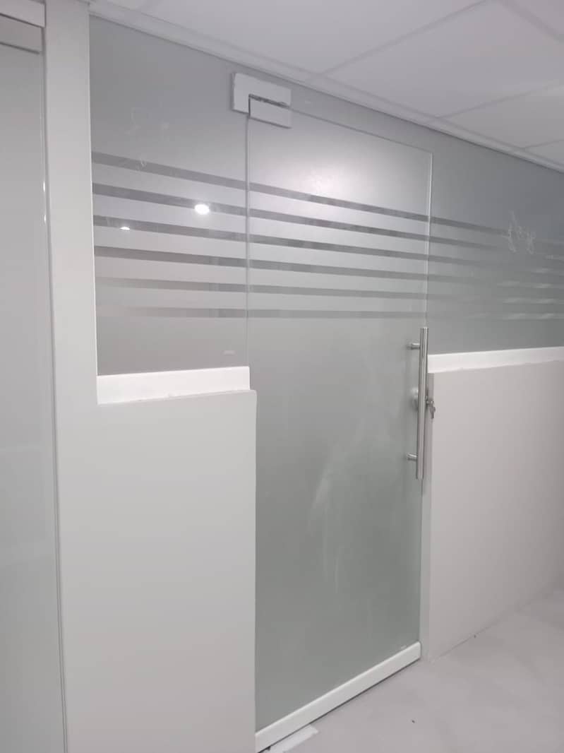 GYPSUM BOARD DRYWALL PARTITION, GLASS PARTITION, OFFICE RENOVATION 0