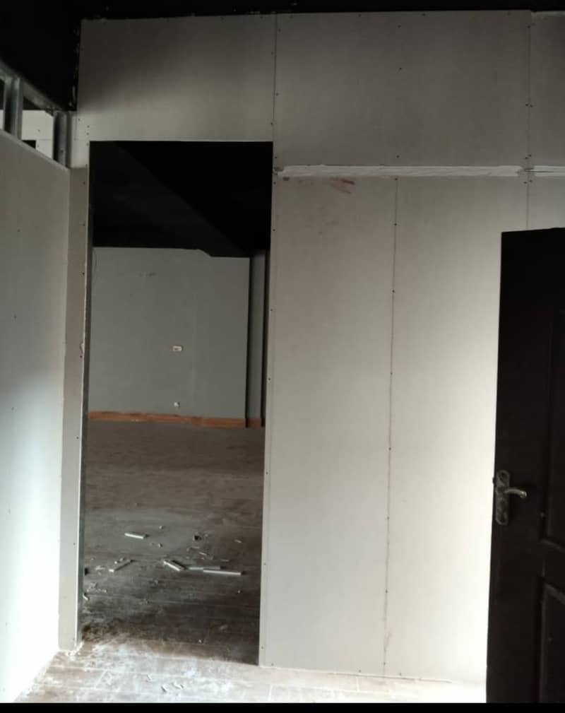 GYPSUM BOARD DRYWALL PARTITION, GLASS PARTITION, OFFICE RENOVATION 8
