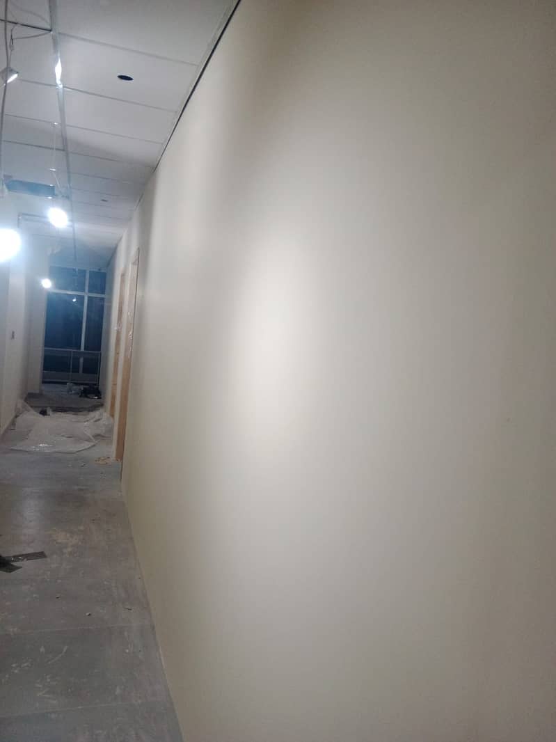 GYPSUM BOARD DRYWALL PARTITION, GLASS PARTITION, OFFICE RENOVATION 14