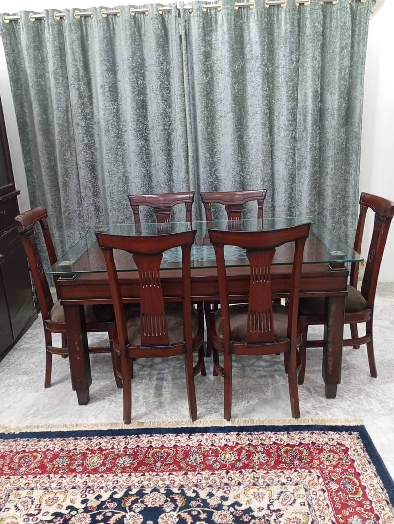 Dinning Table with 6 Chairs 4