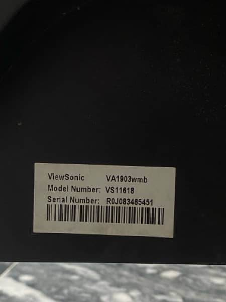 viewsonic monitor 19inch for sale 4
