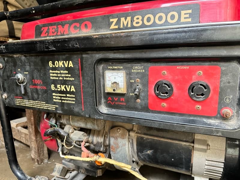 6Kva Zemco Generator ZM8000E 4