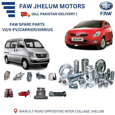 X-PV/V2 SPARE PARTS (ALL PAKISTAN DELIVERY)