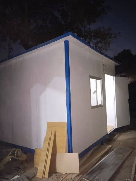 Mobile toilet washroom prefab guard room container home & office cabin 1