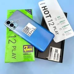 infinix hot 12 play. In Warranty. lush condition.