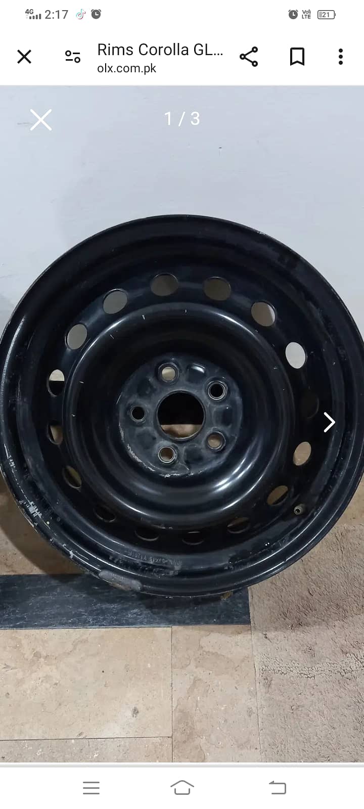 Rims for Corolla 2009 TO 16. . . . Contact 03006950497 2