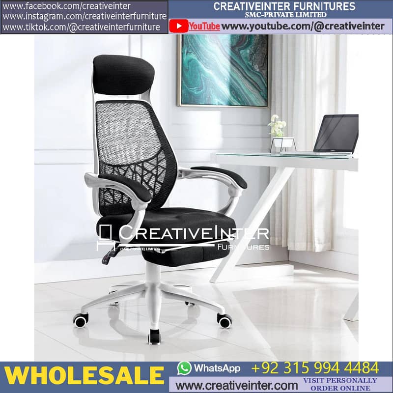 Office Study Computer Table Execitive Desk Workstation Chairs Sofa 4