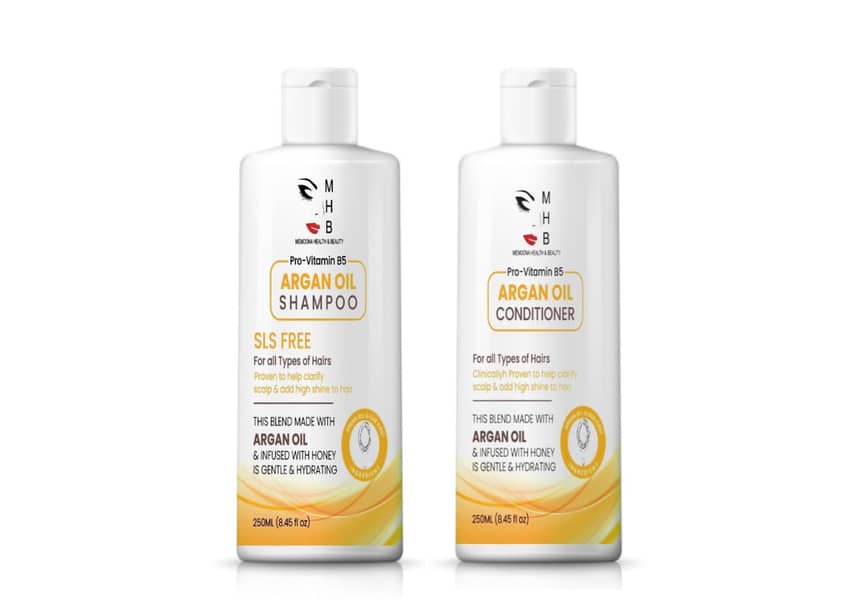 MHB_33 MHB Hair Care Bundle - Argan Shampoo Conditioner Mask - Hair Se 2