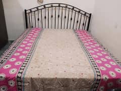 Iron bed with Spring mattress