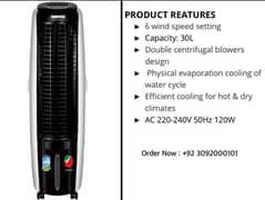 Brand new imported Geepas Chiller Air Cooler