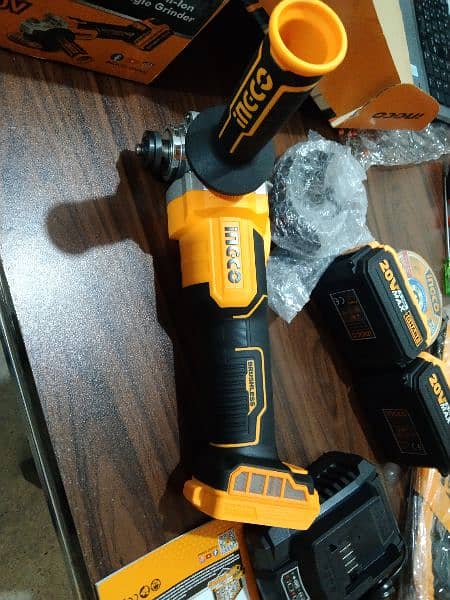 INGCO 20v Lithium-ion battery Angle Grinder 6