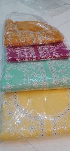 hand embroided lawn 3 pcs 0