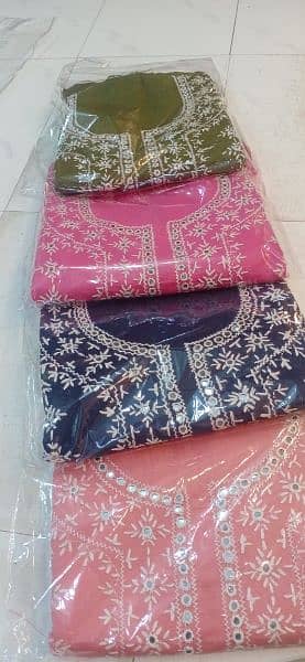 hand embroided lawn 3 pcs 2