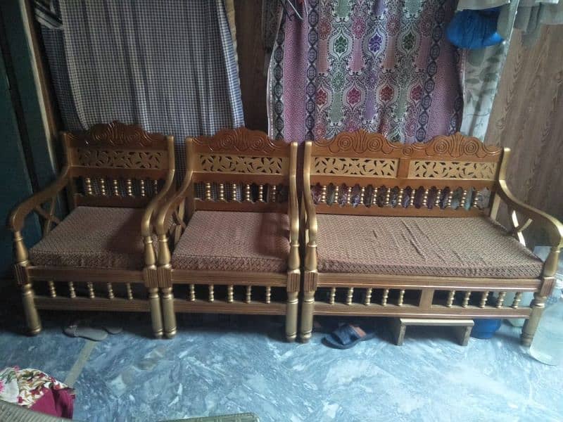 wooden sofa 1