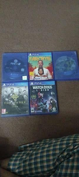PS4games(Exchange Possible)Farcry6,WatchdogsLegion,Fifa 18,17,TheOrder 0