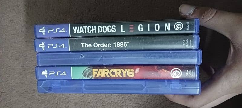 PS4games(Exchange Possible)Farcry6,WatchdogsLegion,Fifa 18,17,TheOrder 2