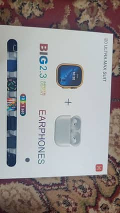 Brand new i20 ultra max smart watch with airpods included 0