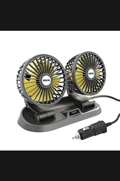 Sogo Flexible Dual Fan 360 Degree Rotation 02 speeds 3