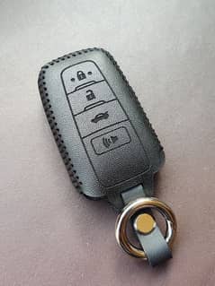 Toyota corolla cross leather key cover case handmade PU Leather