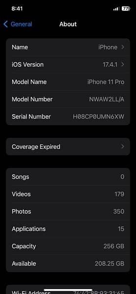 Iphone11pro’256gb’ Non pta 2