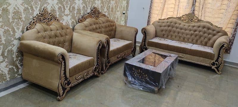 Bed, King Size Double Bed set, Sofa, Corner Sofa, Room Chairs 4